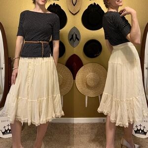 ❤️ SEE SALE! Ralph Lauren Black and White Polka Dot Blouse